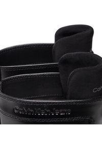 Calvin Klein Jeans Botki Chunky Heeled Boot W/Zip YW0YW00728 Czarny. Kolor: czarny. Materiał: skóra