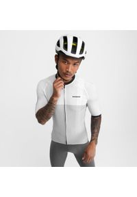 Koszulka na rower krótki rękaw męska SIROKO M2 Granfondo. Kolor: biały, szary, wielokolorowy. Długość rękawa: krótki rękaw. Długość: krótkie. Sport: kolarstwo
