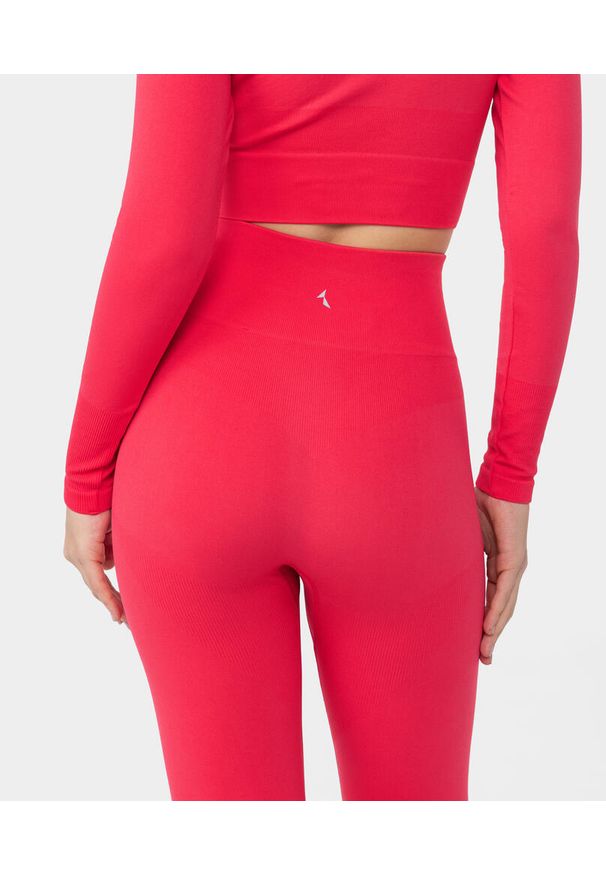 Legginsy bezszwowe dla kobiet na siłownię Carpatree Dopamine Buzz. Kolor: pomarańczowy, wielokolorowy, różowy. Sport: fitness