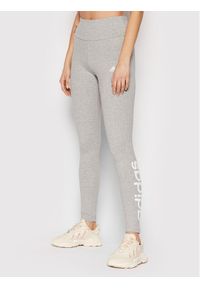 Adidas - adidas Legginsy Loungewear Essentials Logo GL0638 Szary Slim Fit. Kolor: szary. Materiał: bawełna #1