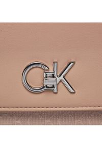 Calvin Klein Torebka Re-Lock K60K611755 Beżowy. Kolor: beżowy #4