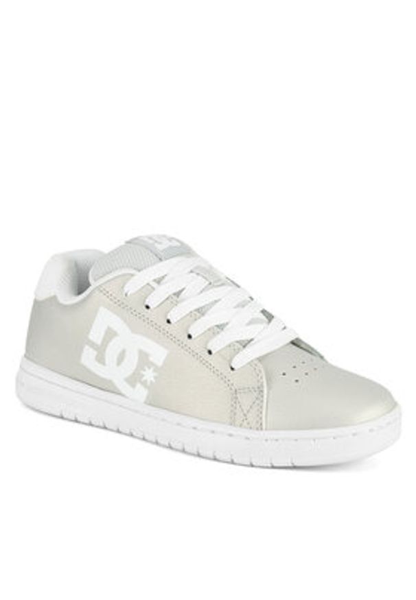 DC Shoes Sneakersy GAVELER ADJS700082-MSL Srebrny. Kolor: srebrny. Materiał: skóra
