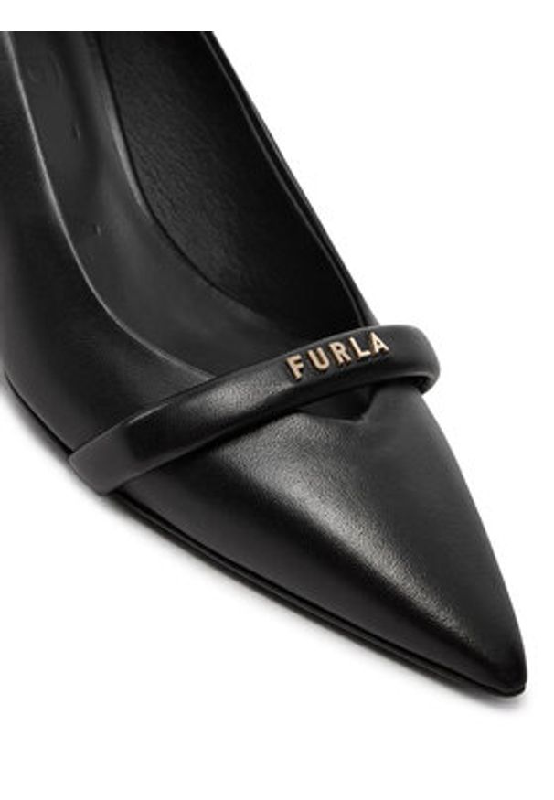 Furla Szpilki YG58FCD X30000 O6000 Czarny. Kolor: czarny. Materiał: skóra. Obcas: na szpilce