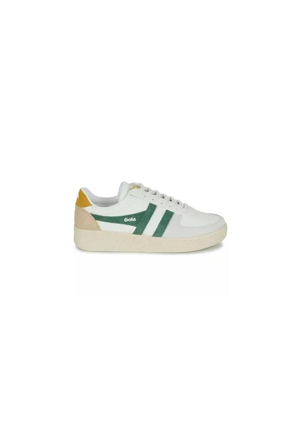 Buty do chodzenia damskie Gola Grandslam Trident. Kolor: biały. Materiał: materiał, skóra. Szerokość cholewki: normalna. Sport: turystyka piesza