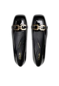 Clarks Czółenka Nyta45 Court 26181317 Czarny. Kolor: czarny. Materiał: skóra, lakier #3