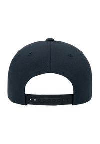 FLEXFIT - Klasyczna Bawełniana Czapka Snapback W Stylu Retro. Kolor: niebieski. Materiał: bawełna. Styl: klasyczny, retro