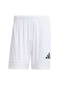 Adidas - Szorty Squadra 25. Kolor: biały, wielokolorowy, czarny. Materiał: materiał