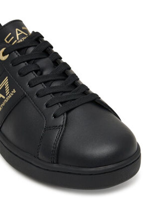 EA7 Emporio Armani Sneakersy 7X000332 AF10848 MZ177 Czarny. Kolor: czarny. Materiał: skóra