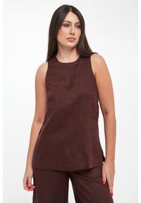 Ecoalf - Top damski lniany Sia ECOALF. Materiał: len #1