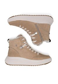 Rieker Revolution Lifestyle Trzewiki W1771-62 Beżowy. Kolor: beżowy. Materiał: zamsz, skóra #5