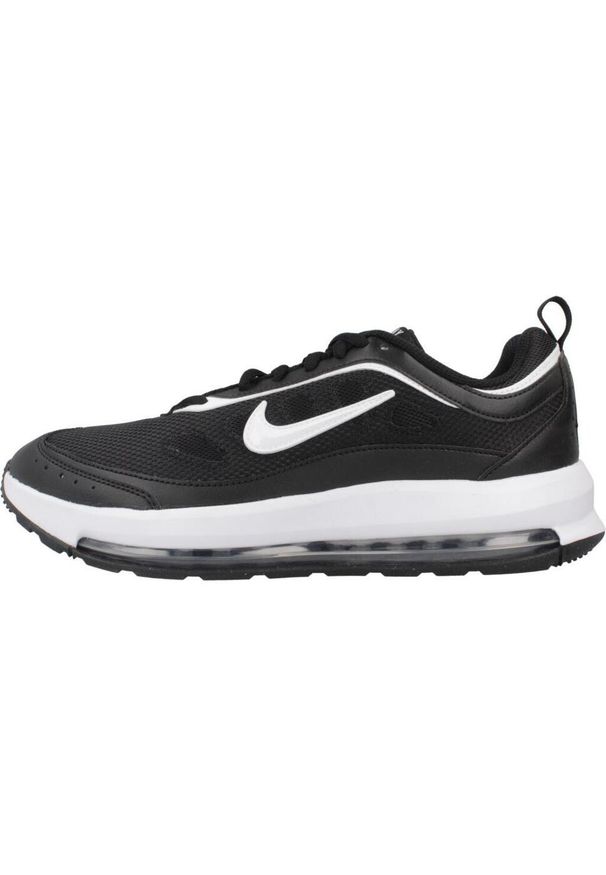 Buty do chodzenia męskie Nike Air Max AP. Okazja: na co dzień. Zapięcie: sznurówki. Kolor: biały, wielokolorowy, czarny. Materiał: materiał, syntetyk, tkanina. Szerokość cholewki: normalna. Model: Nike Air Max. Sport: turystyka piesza