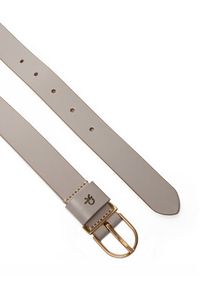 Calvin Klein Pasek Damski Ck Metal Loop Round Buckle 25Mm LV04F7039G Brązowy. Kolor: brązowy. Materiał: skóra #3