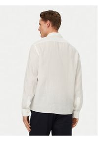 BOSS Koszula H-Liam 50556077 Biały Regular Fit. Kolor: biały. Materiał: len #4