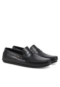 TOMMY HILFIGER - Tommy Hilfiger Mokasyny Corpoarte Hilfiger Lth Driver FM0FM04810 Czarny. Kolor: czarny. Materiał: skóra