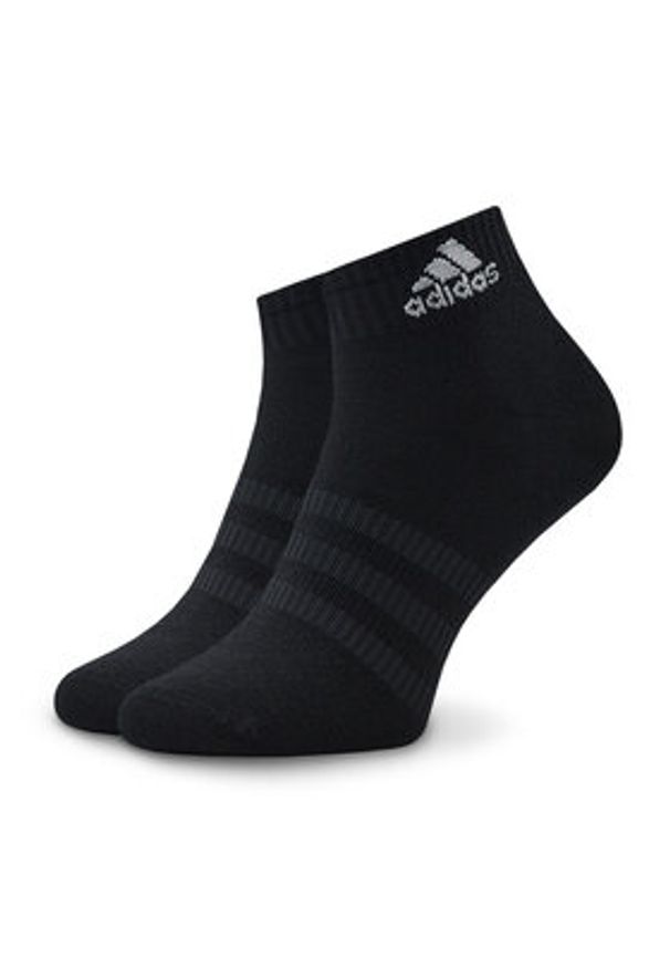 Adidas - adidas Skarpety krótkie Thin and Light Ankle Socks 3 Pairs IC1283 Szary. Kolor: szary. Materiał: bawełna