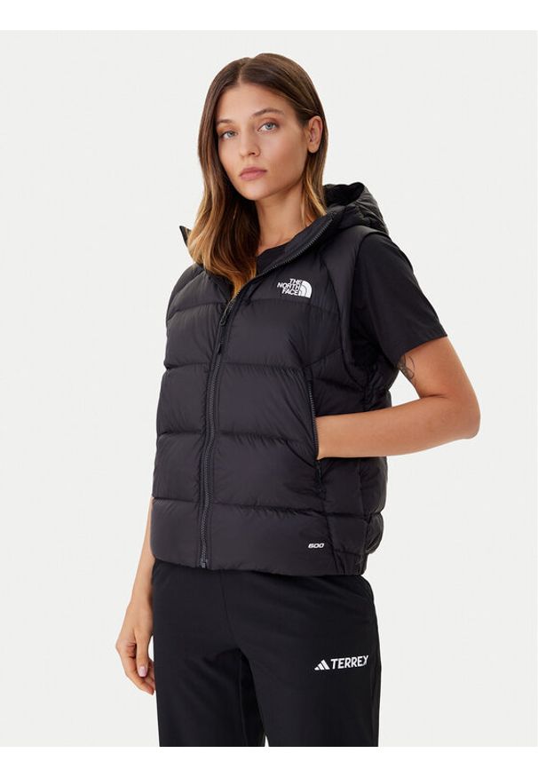 The North Face Bezrękawnik Hyalite NF0A8E71 Czarny Regular Fit. Kolor: czarny. Materiał: syntetyk. Długość rękawa: bez rękawów