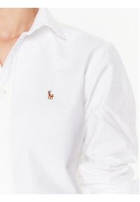 Polo Ralph Lauren Koszula 211891377003 Biały Regular Fit. Typ kołnierza: polo. Kolor: biały. Materiał: bawełna #4