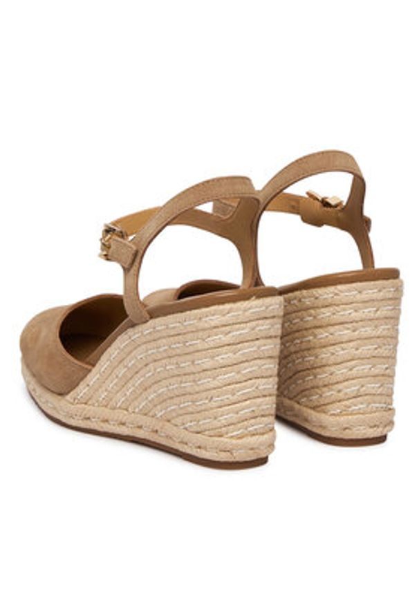 MICHAEL Michael Kors Espadryle Kenzie 40R6KZMS2S Beżowy. Kolor: beżowy. Materiał: skóra, zamsz
