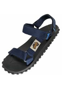 Sandały Gumbies Scrambler Sandal G-SC-UNI-NAVY niebieskie. Zapięcie: pasek. Kolor: niebieski. Materiał: guma. Wzór: paski
