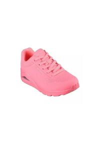 skechers - Tenisówki Skechers Model Uno -stand On Air Kolor Rose. Kolor: różowy. Materiał: materiał, syntetyk, tkanina. Sport: turystyka piesza