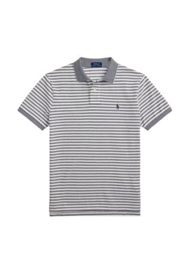 Polo Ralph Lauren Polo 710974596001 Niebieski Custom Slim Fit. Typ kołnierza: polo. Kolor: niebieski. Materiał: bawełna