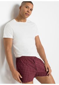 bonprix - Luźne bokserki z bawełnianego dżerseju (3 pary). Kolor: niebieski. Materiał: jersey, bawełna #3