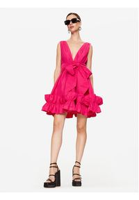 Pinko Sukienka koktajlowa Sigma 101782 Y3LE Różowy Regular Fit. Kolor: różowy. Materiał: syntetyk. Styl: wizytowy #2