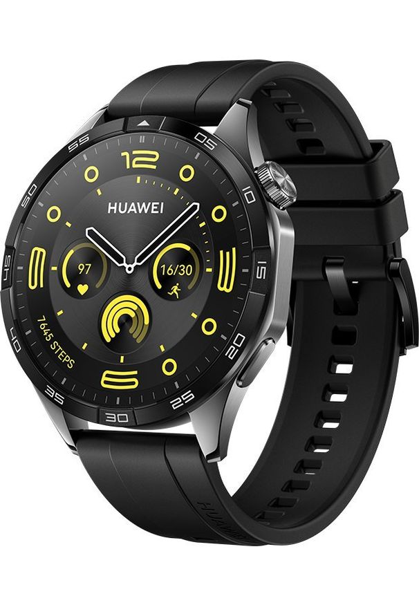 HUAWEI - Smartwatch Huawei Watch GT4 Active 46mm Czarny (001879760000). Rodzaj zegarka: smartwatch. Kolor: czarny