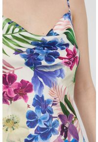 Guess sukienka maxi prosta. Okazja: na co dzień. Długość rękawa: na ramiączkach. Typ sukienki: proste. Styl: casual. Długość: maxi #4