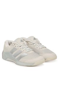 Adidas - adidas Buty na siłownię Dropset 4 Training Shoes KJ6603 Beżowy. Kolor: beżowy. Materiał: materiał. Sport: fitness #6