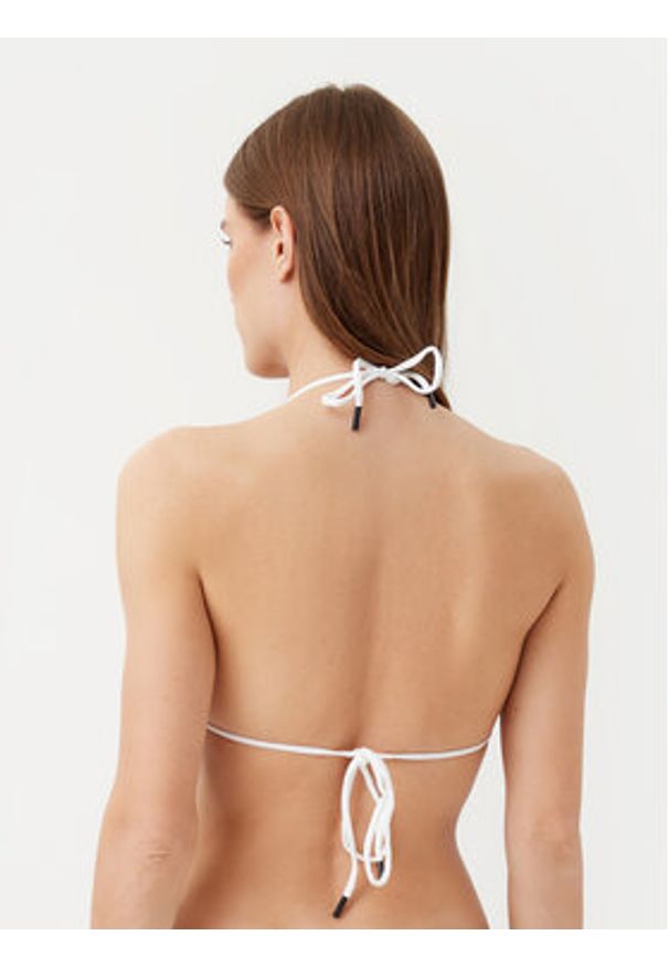 Karl Lagerfeld - KARL LAGERFELD Góra od bikini A1W46098 Biały. Kolor: biały. Materiał: syntetyk