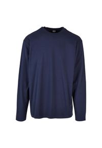 Oversizowa koszulka z długim rękawem Urban Classics Heavy Garment Dye. Kolor: niebieski. Długość rękawa: długi rękaw. Długość: długie #1