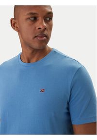 Napapijri T-Shirt Salis NP0A4H8D Niebieski Regular Fit. Kolor: niebieski. Materiał: bawełna #2