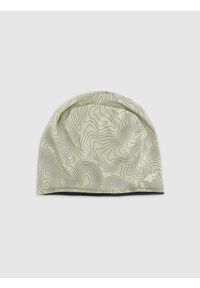 4f - 4F Czapka trekkingowa uniseks - zielona L/XL. Kolor: zielony. Materiał: syntetyk, elastan, materiał. Styl: klasyczny, sportowy