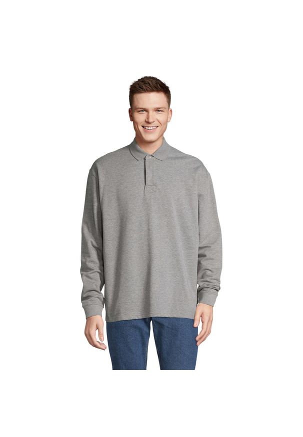 SOL'S - Bluza Polo Heritage Z Kołnierzykiem Dla Dorosłych Unisex. Typ kołnierza: polo. Kolor: szary