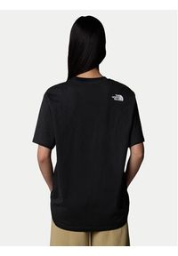 The North Face T-Shirt Simple Dome NF0A87NQ Czarny Oversize. Kolor: czarny. Materiał: bawełna #3