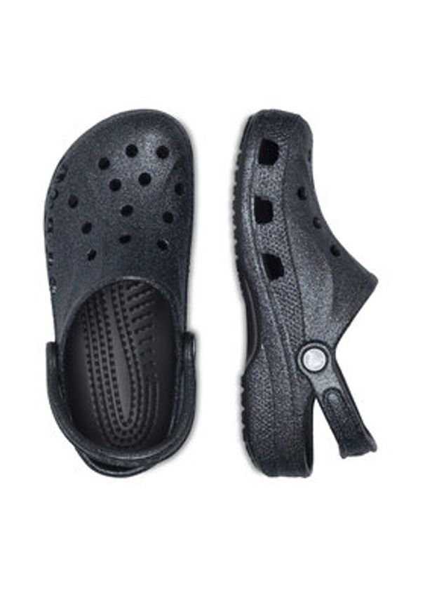 Crocs Klapki BAYA GLITTER CLOG 205925-001 Granatowy. Kolor: niebieski. Materiał: materiał, syntetyk