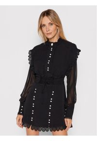 IXIAH Sukienka koktajlowa X211-80497 Czarny Regular Fit. Kolor: czarny. Materiał: wiskoza. Styl: wizytowy #1