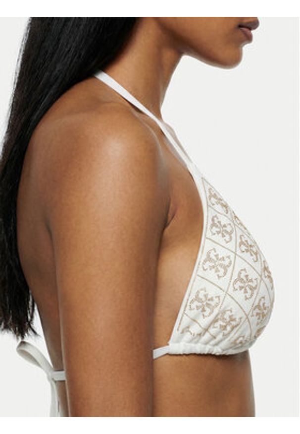 Guess Góra od bikini E6GJ24 KCUO2 Biały. Kolor: biały. Materiał: syntetyk
