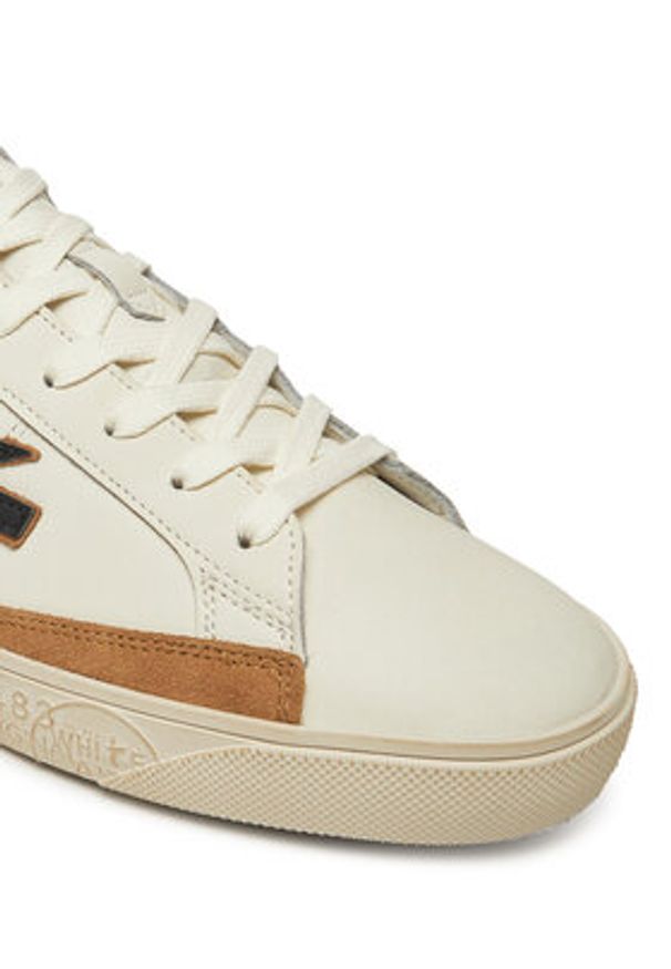 Premiata Sneakersy STEVEN VAR 7284 Biały. Kolor: biały. Materiał: skóra