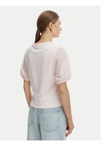 Vero Moda Bluzka Janni 10340706 Różowy Regular Fit. Kolor: różowy. Materiał: bawełna #3