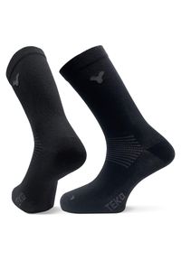 Skarpety trekkingowe TEKO Ecobaseliner 1.0 Merino 2 pary. Kolor: czarny. Sport: turystyka piesza