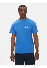 Quiksilver T-Shirt EQYZT08042 Niebieski Regular Fit. Kolor: niebieski. Materiał: bawełna