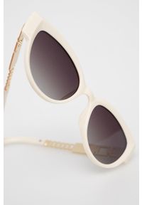 Aldo okulary przeciwsłoneczne ONAEMAS damskie kolor biały. Kolor: biały