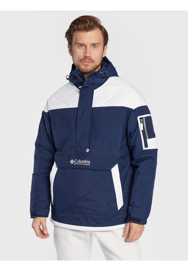 columbia - Columbia Kurtka anorak Challenger 1698431 Granatowy Regular Fit. Kolor: niebieski. Materiał: syntetyk