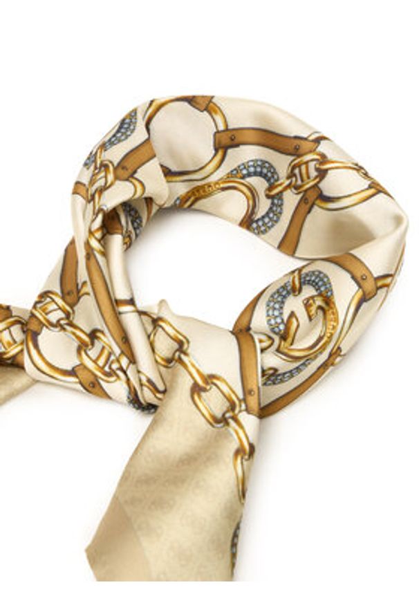 Guess Apaszka AW5415 POL03 Beżowy. Kolor: beżowy. Materiał: poliester