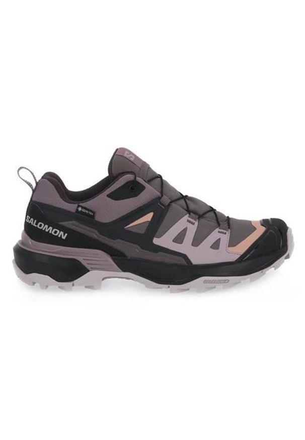 salomon - Buty trekkingowe damskie Salomon X Ultra 360 Gtx. Zapięcie: sznurówki. Kolor: wielokolorowy, fioletowy, szary. Materiał: materiał, syntetyk. Szerokość cholewki: normalna
