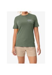 Koszulka bawełniana damska Vaude Spirit T-Shirt II. Kolor: zielony. Materiał: bawełna