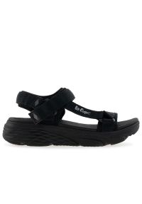 Sandały damskie Lee Cooper LCW-25-03-3398L - czarne. Zapięcie: rzepy. Kolor: czarny. Materiał: materiał. Wzór: paski. Styl: sportowy, street #1