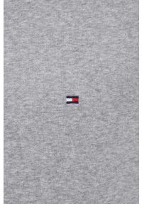 TOMMY HILFIGER - Tommy Hilfiger bluza męska kolor szary z kapturem gładka. Typ kołnierza: kaptur. Kolor: szary. Wzór: gładki #4